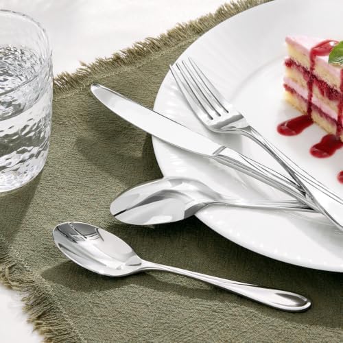 KINGSTONE 20-Piece Silverware Set Service for 4, Heavy Duty Stainless