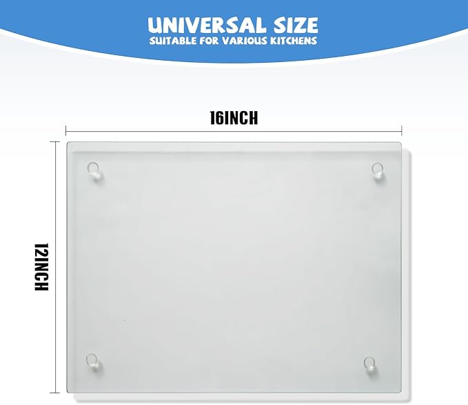 Mymonfif Tempered Glass Cutting Board - Image 2