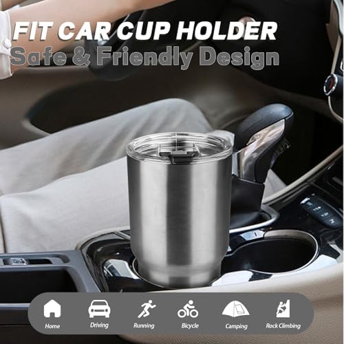 30 oz Tumbler with Lids and Straws, Stainless Steel Insulated Coffee