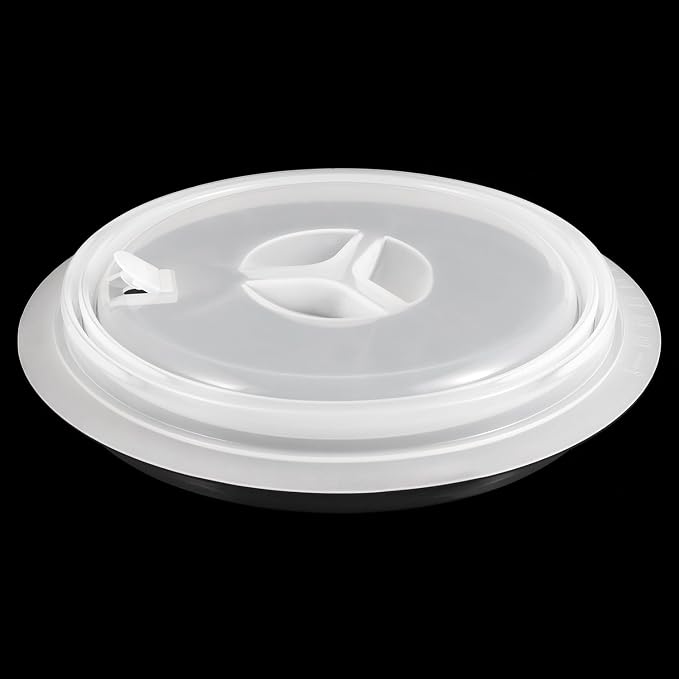 Kichwit Silicone Microwave Plate Cover Collapsible, Dishwasher Safe and BPA Free - Image 6