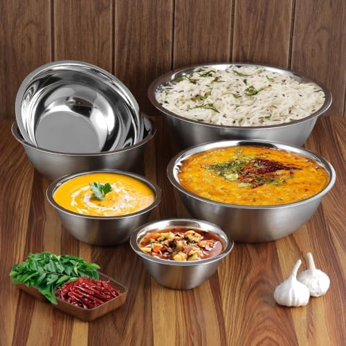 YBM HOME 20 Quart Stainless Steel Premium Mixing Bowl – Heavy Duty