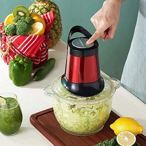 Mini Electric Food Chopper, 2-Speed, 2.5L Glass Bowl