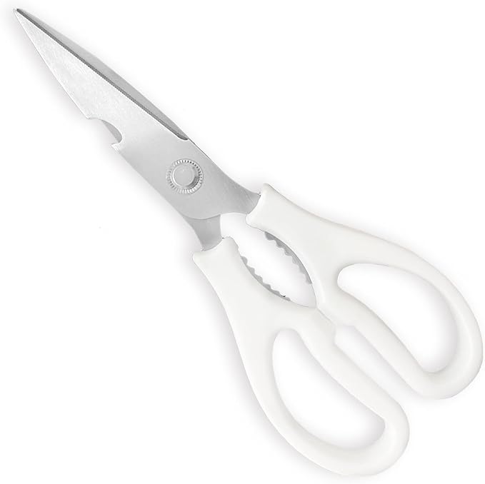 Kitchen Shears, Food Grade Stainless Steel Sharp Utility Scissors by NTVKID