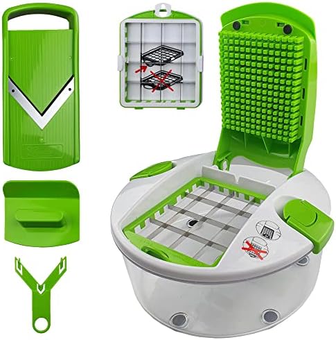 Kitchen Mandolin Slicer, Slicer and Grater, Stainless Steel Blades