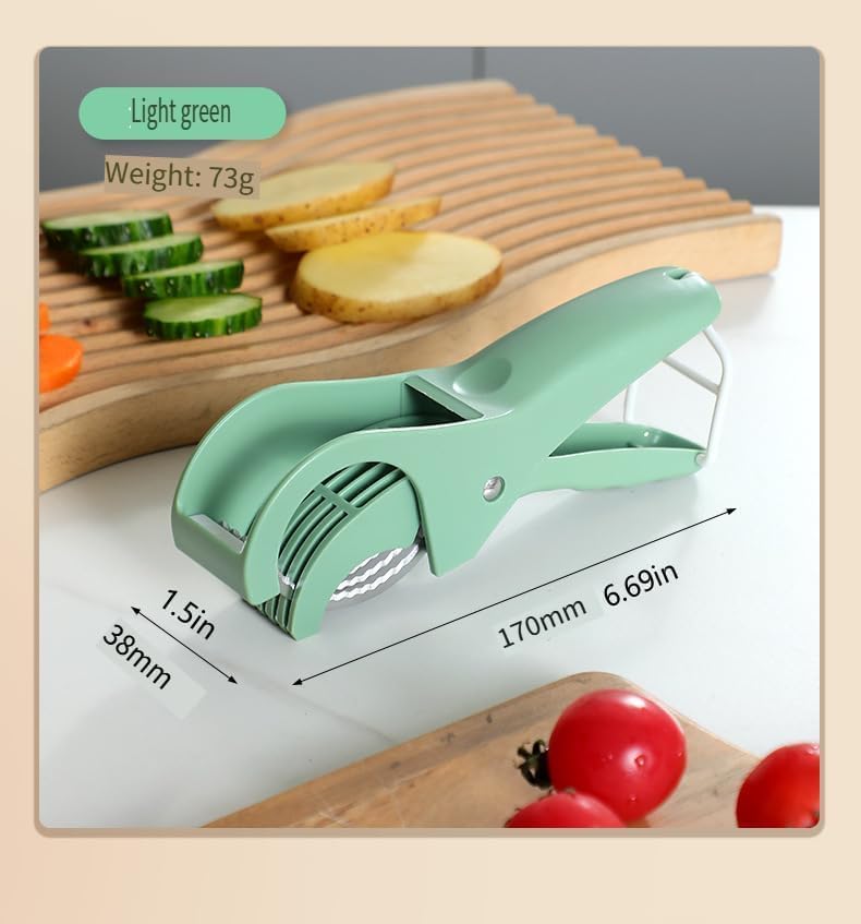 Stainless Steel Fruit Vegetable Slicer, Multifunctional Manual Apple