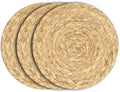 Boho Trivets for Hot Dishes, Pots and Pans, Farmhouse Water Hyacinth