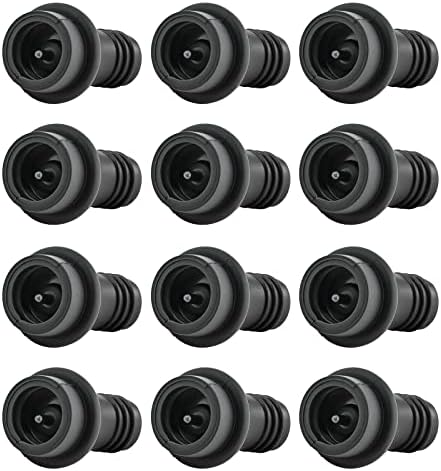 WOTOR Wine Stoppers Vacuum, Silicone Wine Saver & Preserver, 12 Pcs
