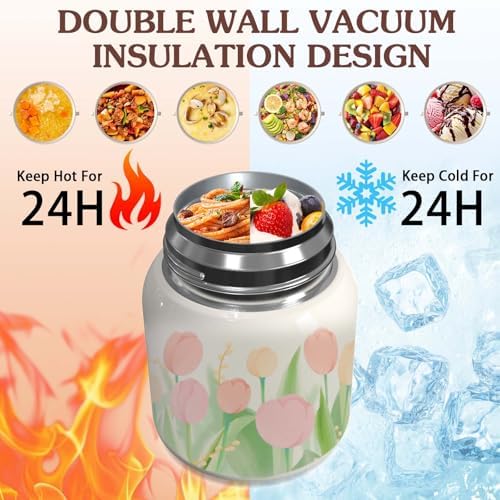 Thermo for Hot Food 17 oz - Stainless Steel Insulated Food Jar for