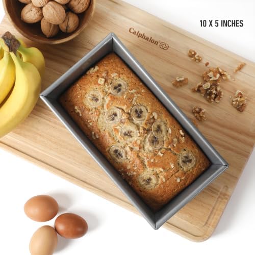 Calphalon Titan Loaf Pan, Baking Bread Pan, 10 x 5 Inch Kitchen Loaf