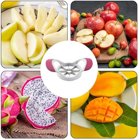 Upgrade 2 pack stainless steel apple slicer cutter slicers and corer