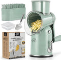 5-in-1 Rotary Cheese Grater, Green