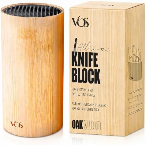 Vos Universal Bamboo Knife Block