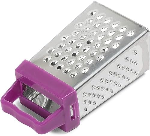 Juvale Mini Stainless Steel Cheese Grater Set - 4-Sided Zester Grater