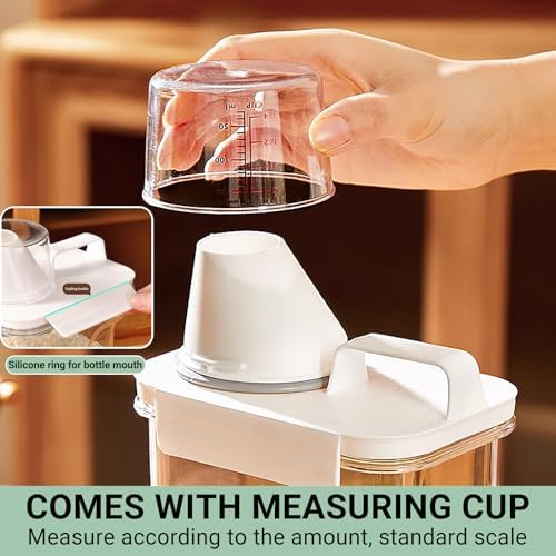 Cereal Storage Containers Sets,BPA Free with Pouring Spout Handle