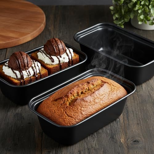 24 Pcs Mini Loaf Pans for Baking Bread,Non Stick Small Loaf Pans