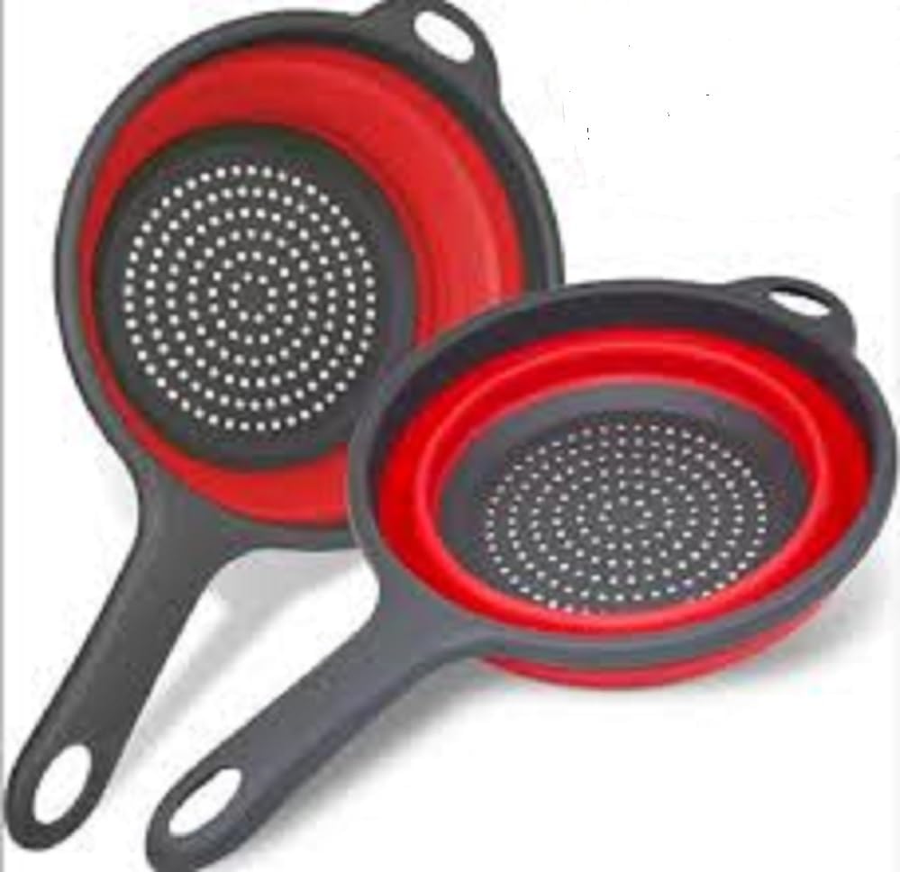 Collapsible Kitchen Strainer Basket Foldable Drainer Washing Fruits