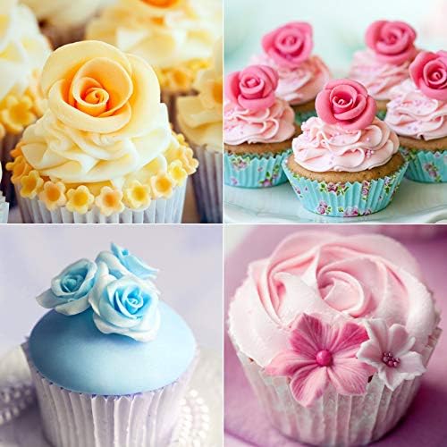 Russian Piping Tips Set, 47 Pcs Flower Cake Decorating Kit with Icing