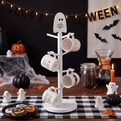 DoubleFill Halloween Coffee Table Decor Ghost Coffee Mug Holder