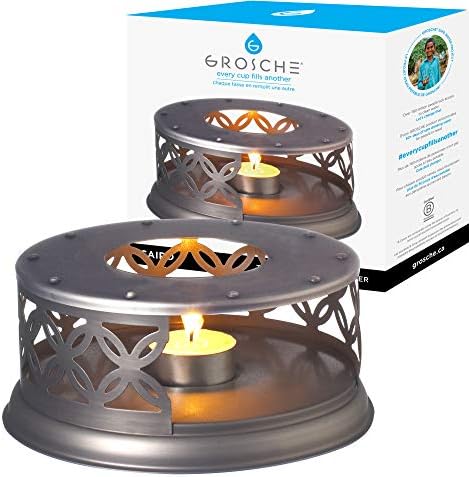 GROSCHE Cairo Teapot Warmer with Tea Light Candle, Universal Stand