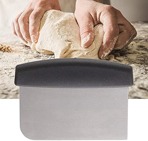 Multipurpose Bench Scraper Kitchen Utensil, Stainless Steel Metal