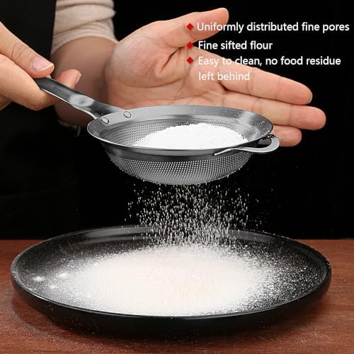 Collfa Punch Hole Sieve Fine Mesh Stainless Steel Small Colander