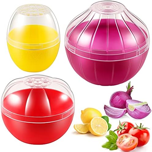 Vegetable and Fruit Storage Containers for Fridge, 3 Pieces BPA Free
