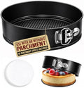 10 Inch Springform Pan with 50 Pcs Parchment Paper Cheesecake Baking