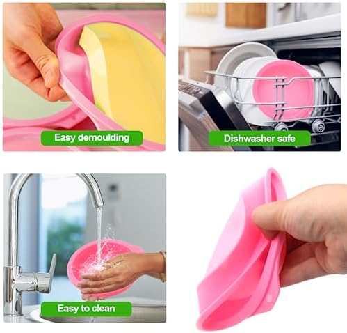 Air Fryer Egg Molds, Silicone Non-Stick Silicone, Reusable Easy Clean