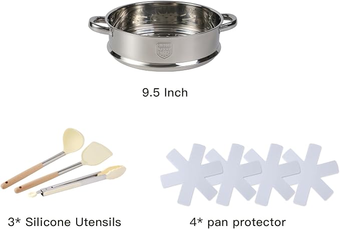 16PCS Pots and Pans Set Non Stick Cookware Set Nonstick - Image 3