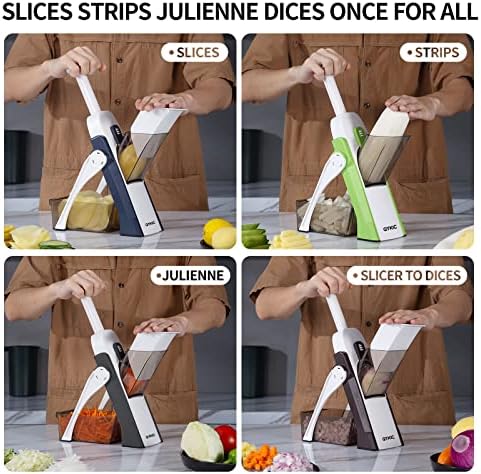 QYKIC Mandoline Slicer, Gray