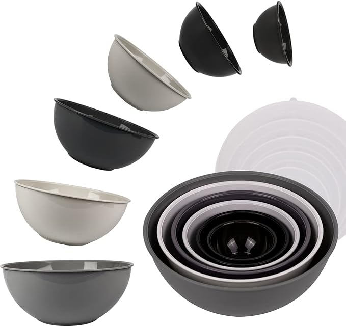 BoxedHome BPA Free Plastic Round Mixing Bowl - Image 4