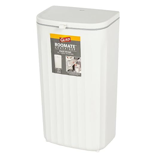 Glad Roomate Under Counter Waste Bin | Space Saving Small Trash Can - Image 7