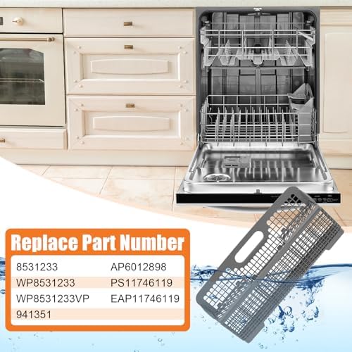 8531233 WP8531233 Dishwasher Silverware Basket For Whirlpool Kenmore