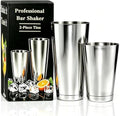 Boston Cocktail Shaker, 18oz & 28oz 2-Piece Tins, Professional Bar