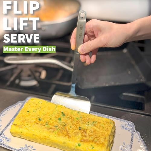 TECHEF - ChefCore 304 Stainless Steel Solid Turner Spatula with