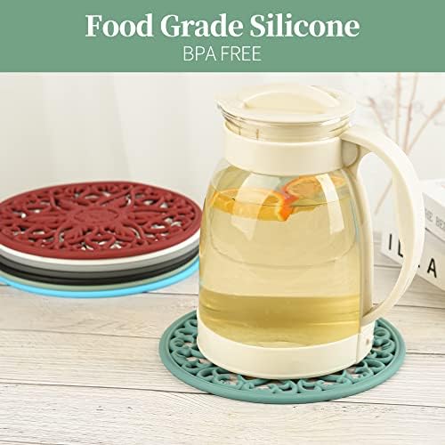 Trivets for Hot Dishes, Silicone Trivet Hot Pads for Kitchen, Silicone