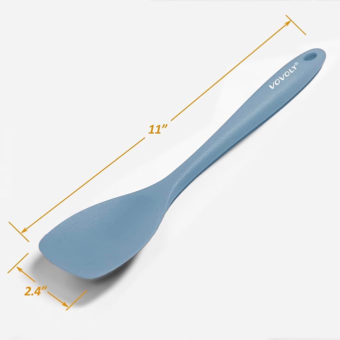 Upgrade Silicone Spatula Spoon Set, VOVOLY Heat Resistant Rubber Spoonula - Image 5