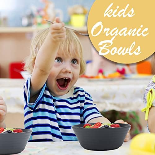 Wrova Wheat Straw Bowls, Plastic Bowls Microwave Safe, Cereal Bowls