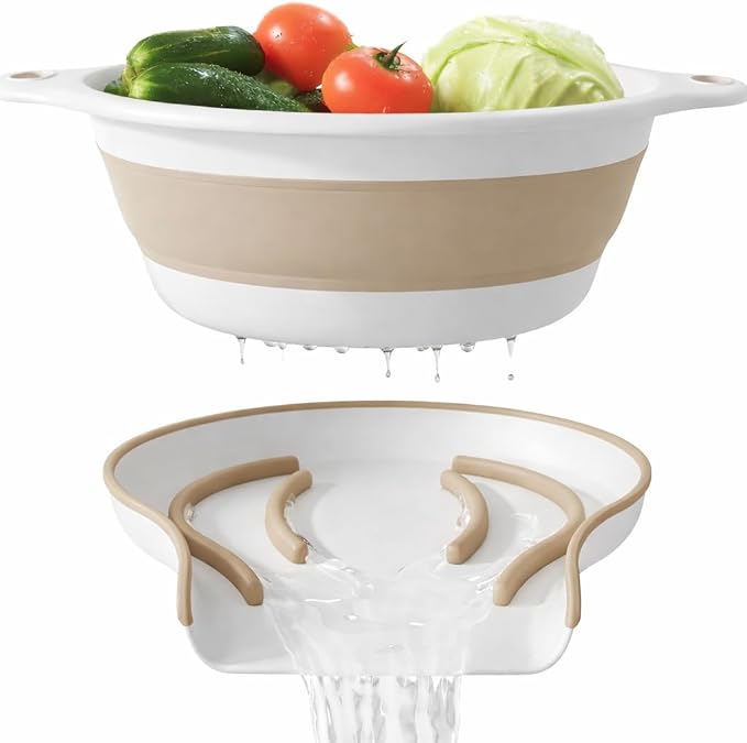 Gevoli 2-in-1 Large Collapsible Colander by Gevoli