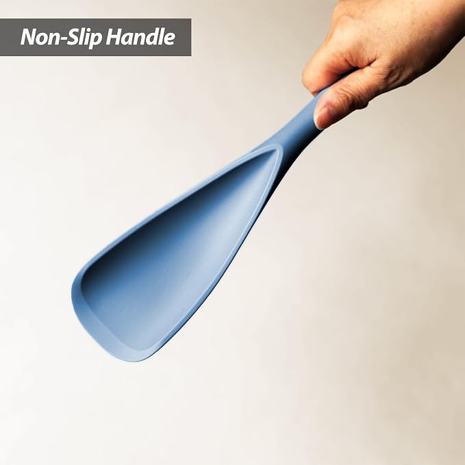 Cooking Spoon for Nonstick Cookwares, VOVOLY Silicone Spoon for Mixing - Image 6