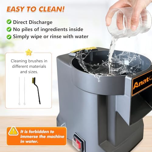 Anatole Commercial Electric Vegetable Dicer, 3 Blades