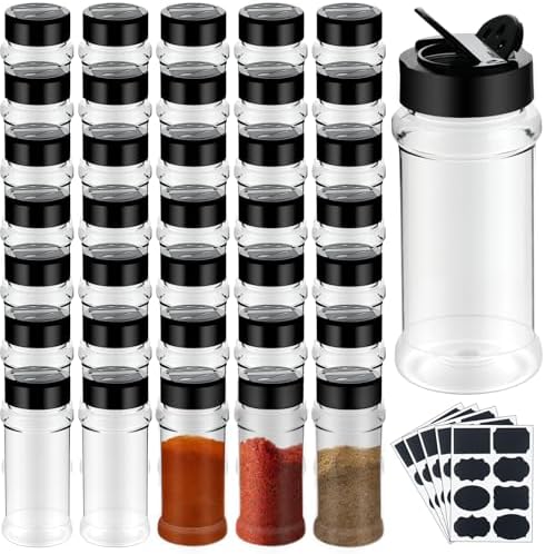 Ysglory 36 Pack 3 Oz Spice Jars Seasoning Containers Bottles with