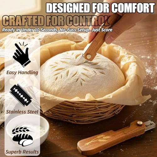 Bread Lame Dough Scoring Tool, Upgrade Bread Scoring Tool for