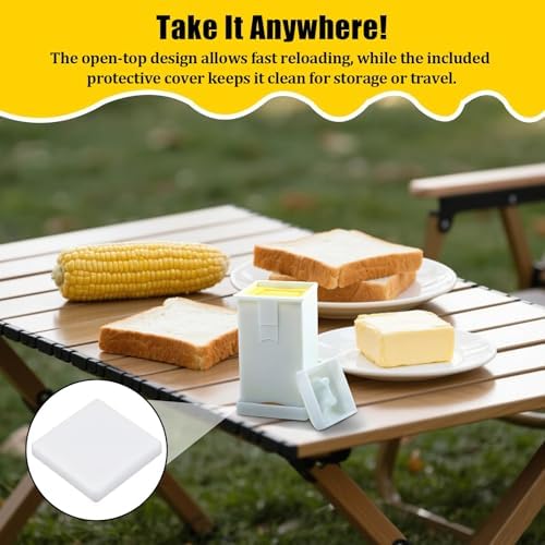 3 Pack Plastic Butter Spreader Corn Cob with Cover Butter Spreader for