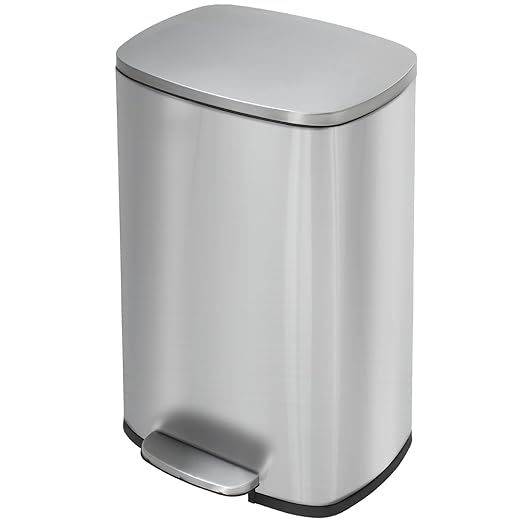 BestMassage 13 Gallon Stainless Steel Trash Can by BestMassage%C2%AE