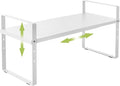 Across-Star Expandable Cabinet Shelf Organizer Rack, Stackable Kitchen Counter by Acorss-Star