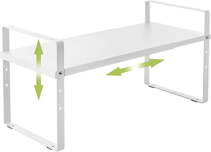 Across-Star Expandable Cabinet Shelf Organizer Rack, Stackable Kitchen Counter by Acorss-Star