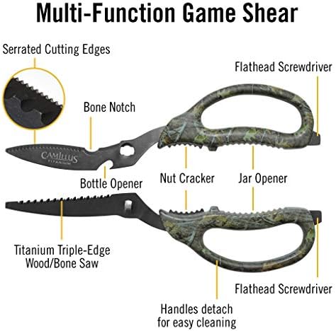 Camillus 9-Inch Multipurpose Game Shears (19403)