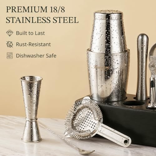 KITESSENSU Boston Shaker Set Mixology Bartender Kit | Premium Cocktail