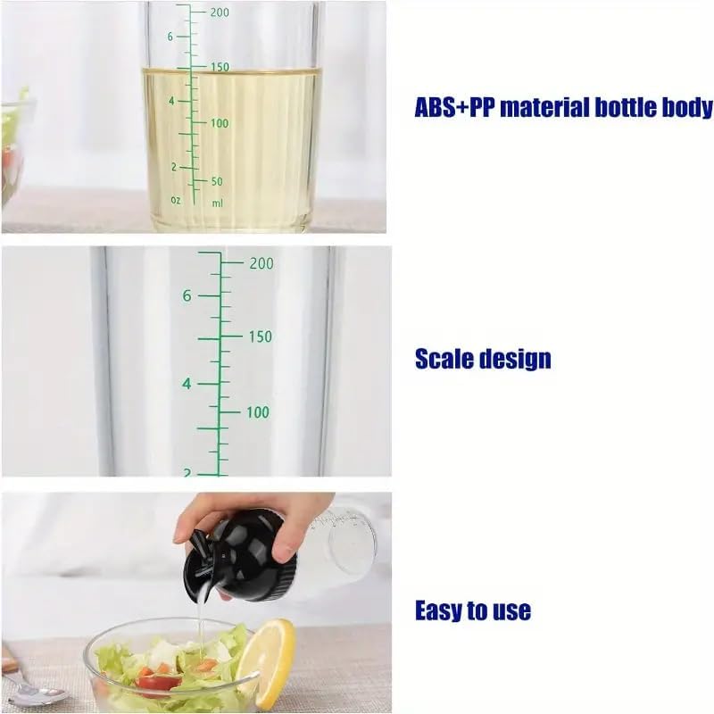 Salad Dressing Shaker Container, Pour Spout, LeakprooF, Dishwasher